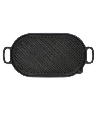 Reviews for Chasseur French Enameled 18 in. Cast Iron Grill Pan in Black