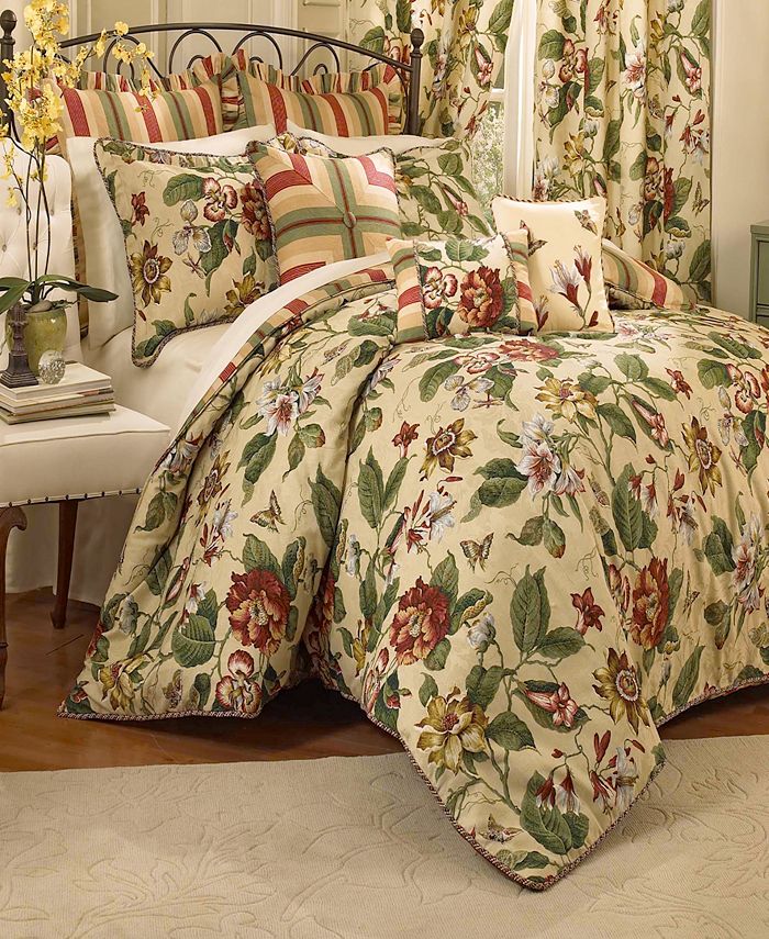 Waverly Laurel Springs 4pc Comforter Set, Queen Macy's