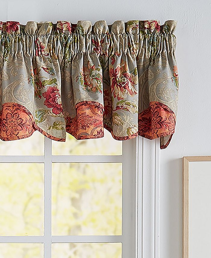 Waverly Fresco Flourish Scalloped Window Valance Macy's