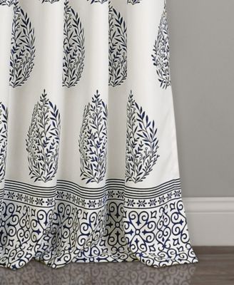 Lush Decor Teardrop Leaf Light Filtering Window Curtain Panels