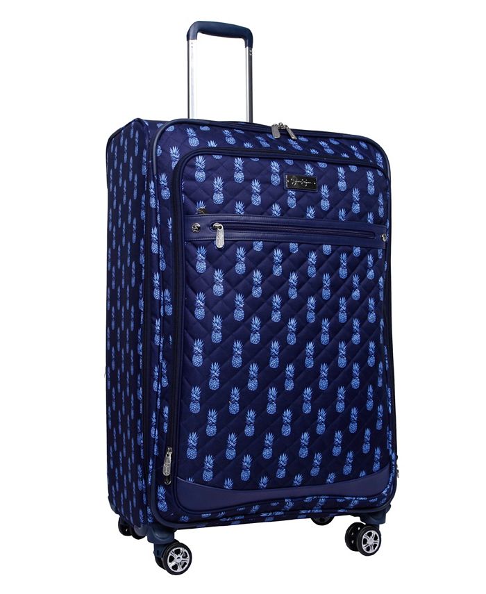Jessica Simpson 29" Quilted Pineapple Softside Spinner Suitcase Macy's