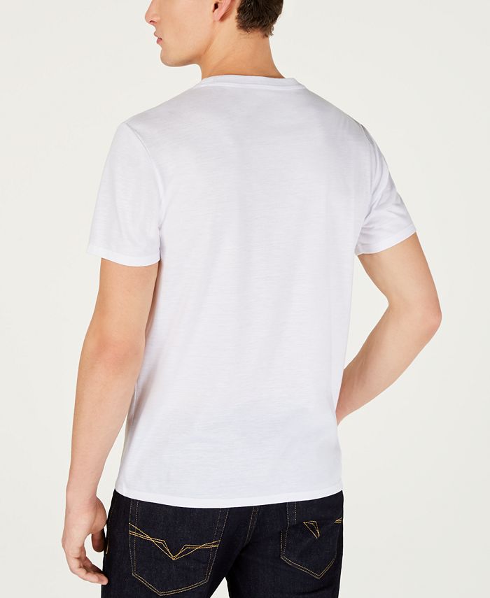 GUESS Men's Leaf Print Pocket T-Shirt - Macy's