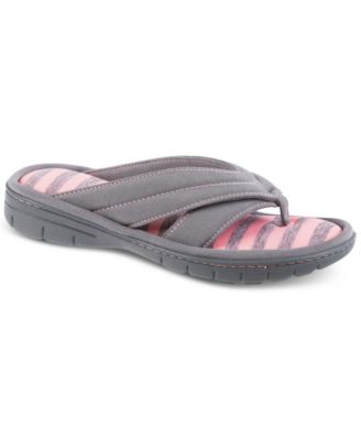 isotoner flip flop slippers