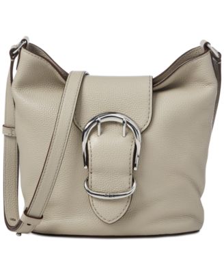 Lauren Ralph Lauren Cornwall Pebbled Leather Bucket Crossbody Macy s