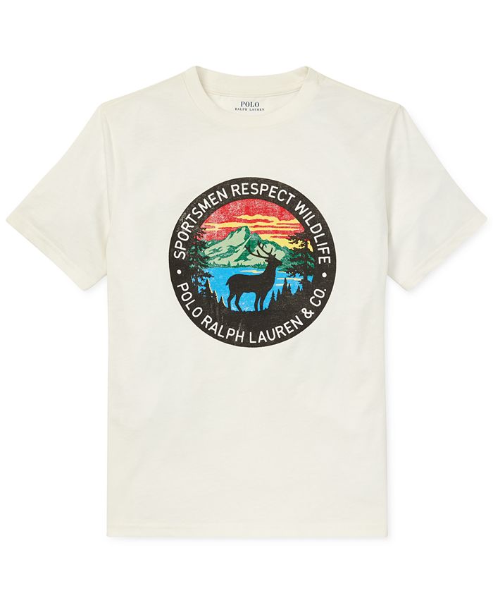 Polo Ralph Lauren Big Boys Graphic Cotton T-Shirt & Reviews - Shirts ...