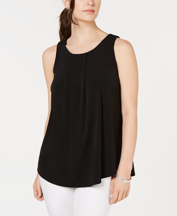 Charter Club Petite Sleeveless Knit Top, Created for Macy's Macy's