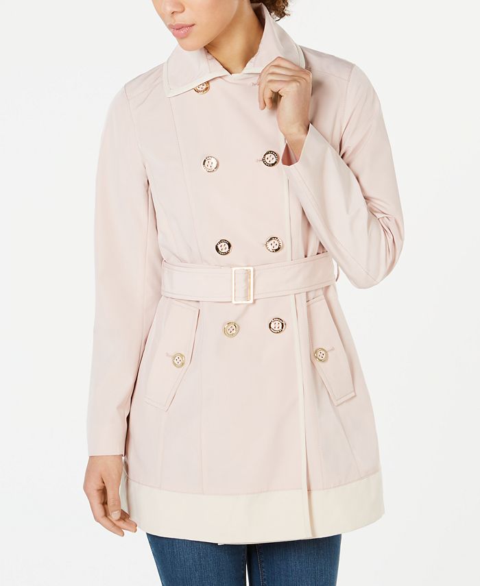 Laundry by Shelli Segal DoubleBreasted Trench Coat Macy's