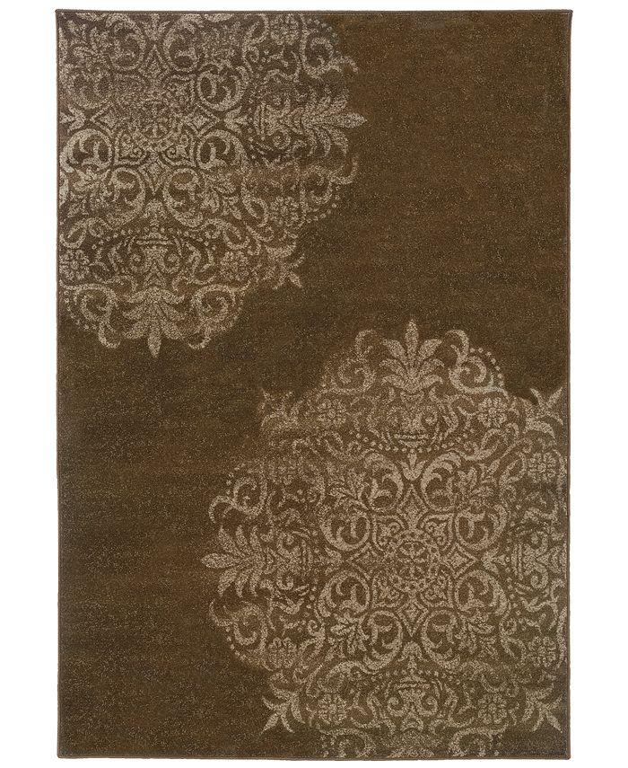 Oriental Weavers - Adrienne 4174D Brown/Stone 7'10" x 10'10" Area Rug