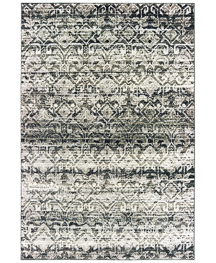 Oriental Weavers - Bowen 042H2 Gray/Ivory 9'10" x 12'10" Area Rug