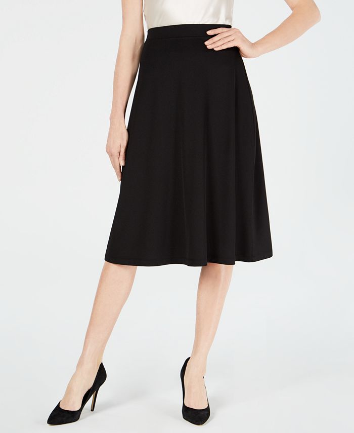 Kasper A-Line Midi Skirt - Macy's