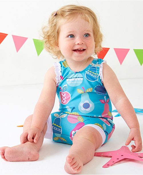Splash About Girl's Happy Nappy Swim Diaper Swimsuit & Reviews All