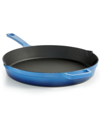 Martha Stewart Collection CLOSEOUT! Enameled Cast Iron 12 Fry Pan, Created for Macy's
