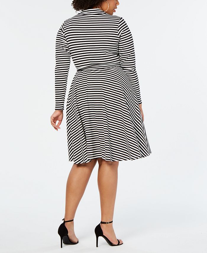 Rebdolls Striped Midi Dress - Macy's
