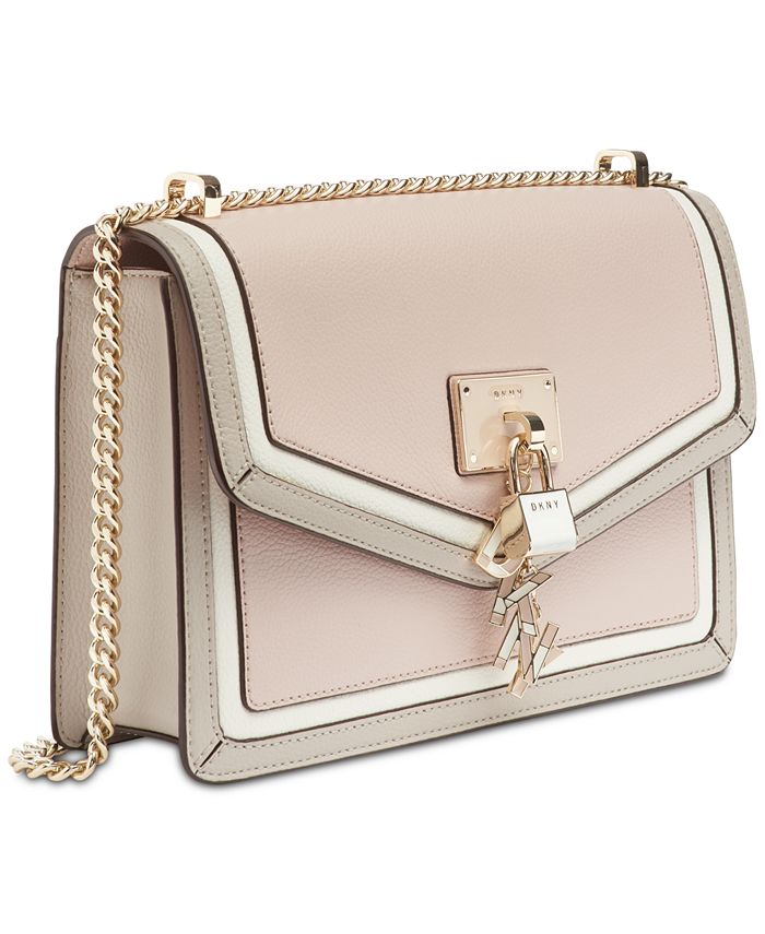 DKNY Elissa Leather Shoulder Flap, Created for Macy's Macy's