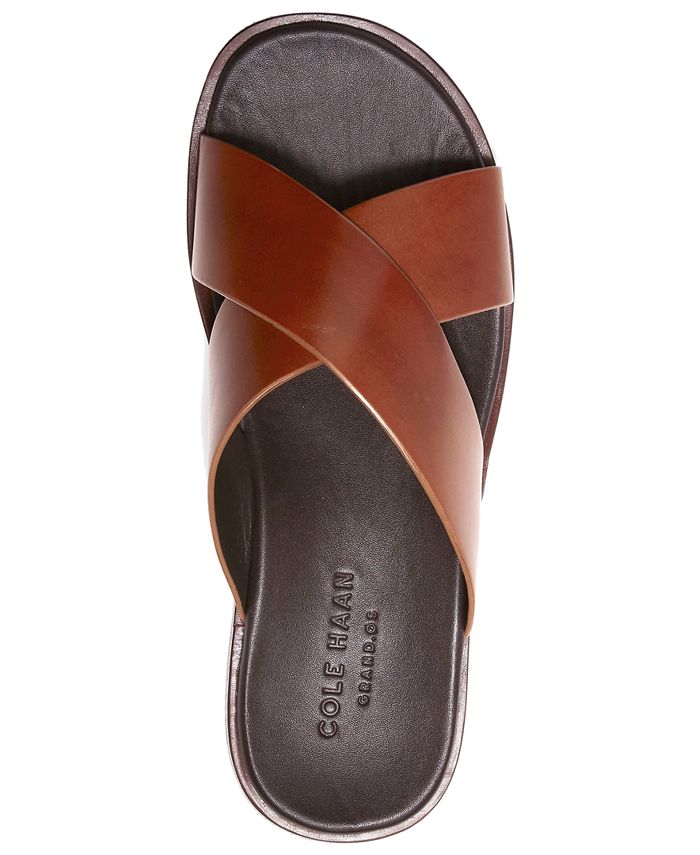 cole haan goldwyn leather slides