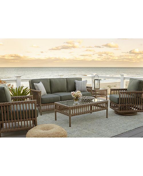 Furniture Closeout Lavena Outdoor Sofa With Sunbrella