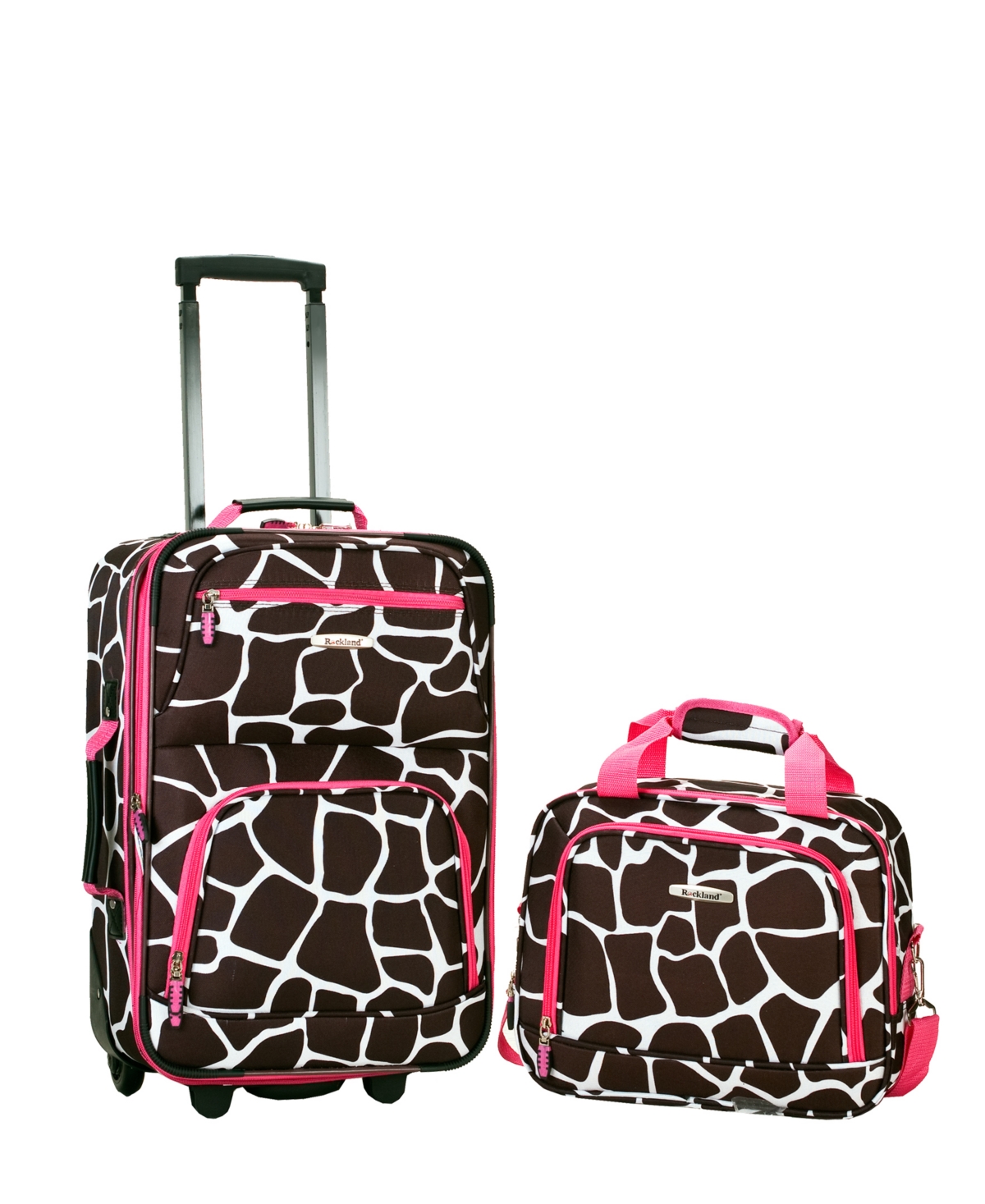 2-Pc. Pattern Softside Luggage Set - Hearts