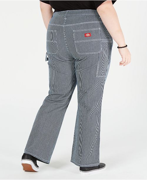 dickies striped carpenter pants