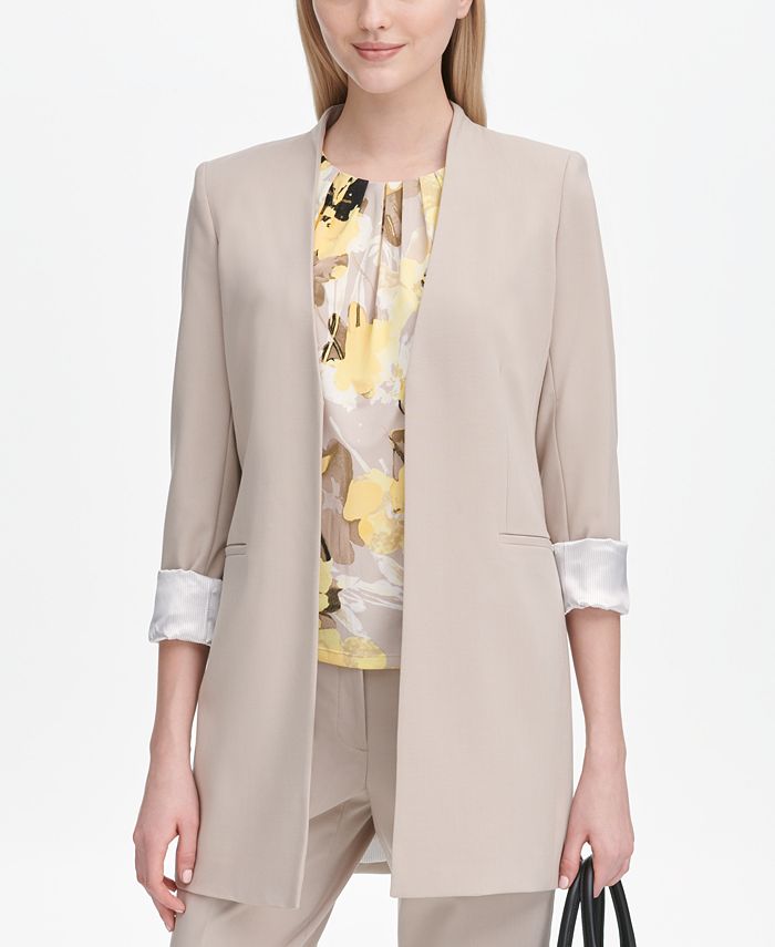 Calvin klein roll tab topper clearance jacket