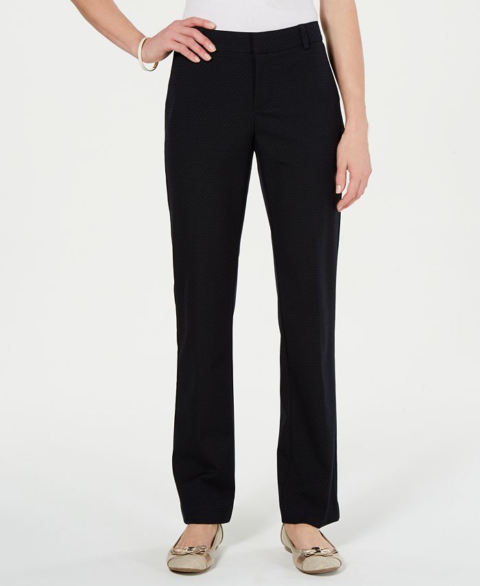 Charter Club Dot-Print Trouser Pants, Created for Macy's & Reviews ...