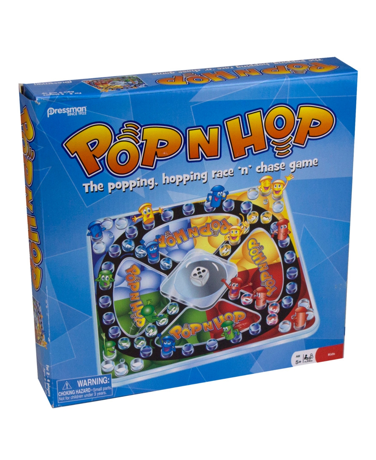 Pop & Hop Family Board Toy Race Game Frustration Classic Kids Popping Pop Dice 
