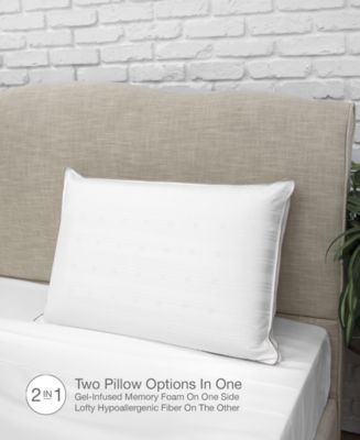 Serta Last Act Sertapedic Egyptian Cotton Down Alternative Pillow