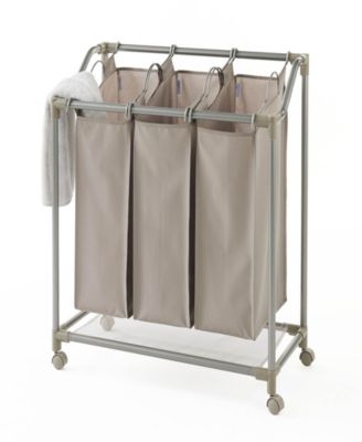 Neatfreak - Rolling Deluxe Triple Laundry Sorter with and EVERFRESH&reg; Odor Control&nbsp;