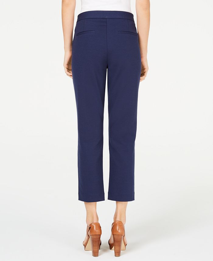 Michael Kors Petite Slim-Fit Trousers - Macy's
