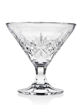 Godinger Dublin Shannon Collection Martini Glasses Set of 4