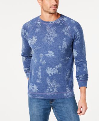 Tommy Bahama - Men's Hula Hut Classic Fit  Tropical-Print Sweater