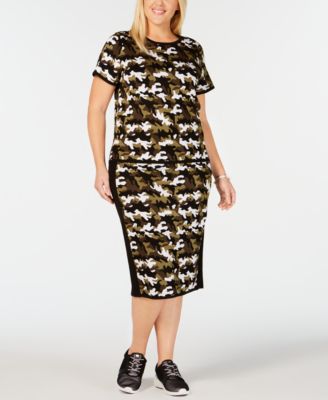 michael kors camo skirt