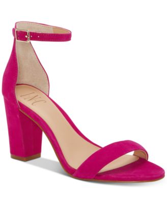 macys pink sandals