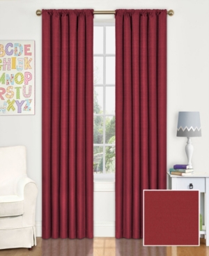 Eclipse Kendall Blackout Panel, 42" X 95" In Ruby