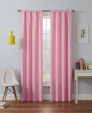 Eclipse Kendall Blackout Panel, 42" X 95" In Pink