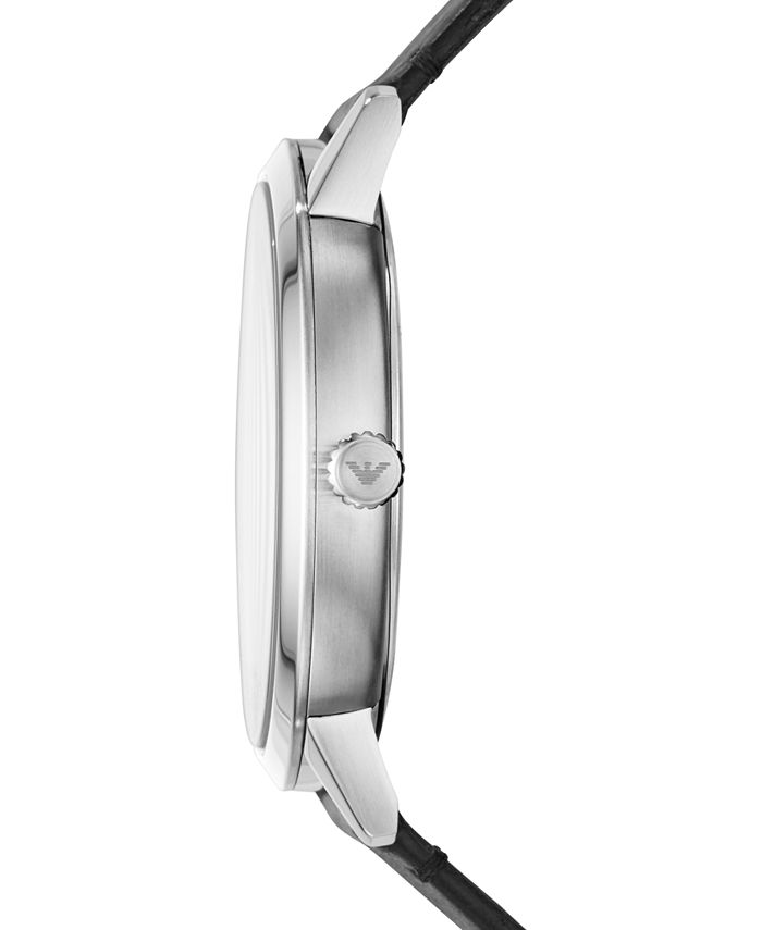 Armani black watch strap