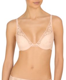 Wonderbra Refined Glamour lace padded triangle bra in cherry