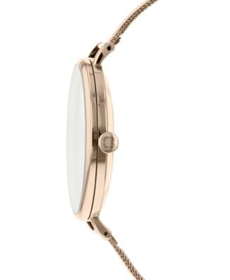 Lola Rose Orla Kiely Watch, Rosegold Plated Mesh Bracelet