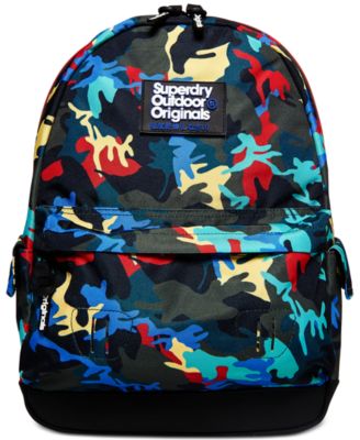 camo superdry backpack