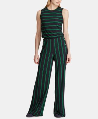 ralph lauren striped jumpsuit