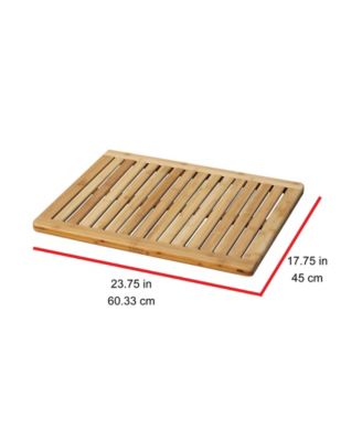 Bamboo Floor and Shower Mat