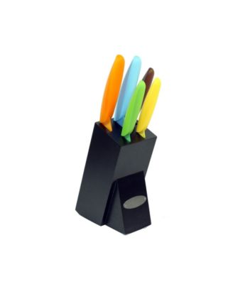 6-Piece Non-Stick Coating knife set with Block