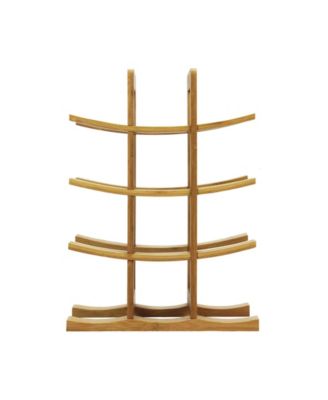 12-Bottle Bamboo Wine Rack