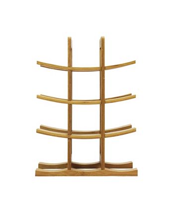 Oceanstar bamboo top wine rack