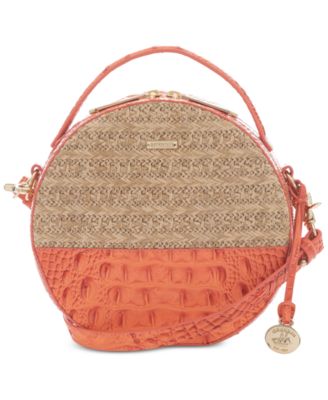 brahmin orange handbag