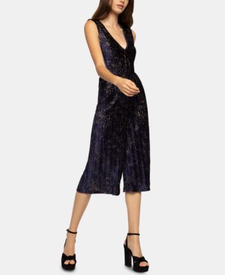 Velvet cheap culotte jumpsuit