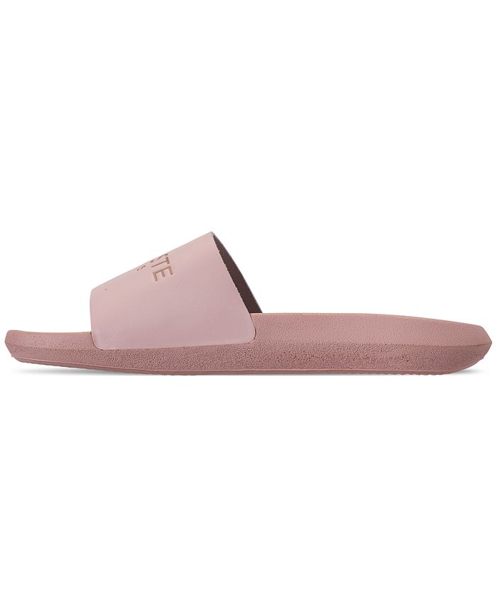 Lacoste Women s Croco Slide Paris Slide Sandals from Finish Line