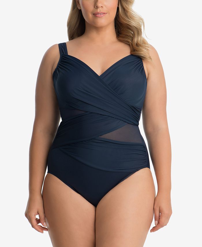 Macy's miraclesuit plus clearance size