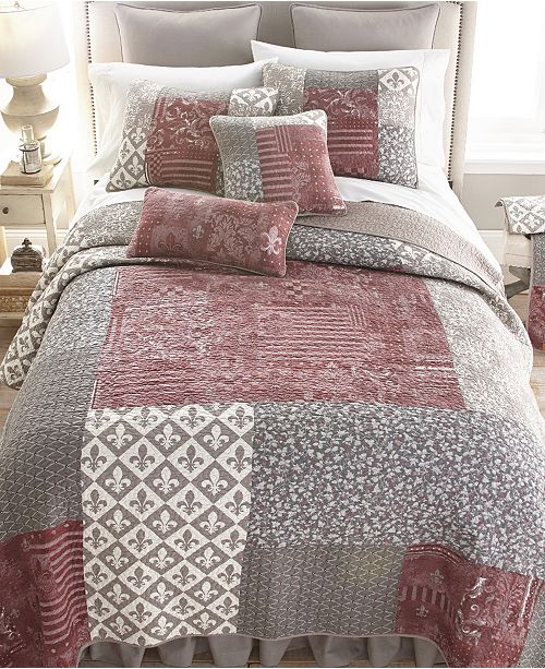 American Heritage Textiles Fleur De Lis Cotton Quilt Collection