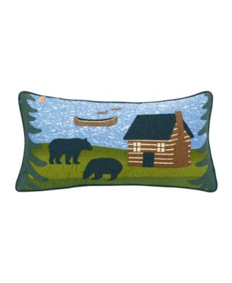 Bear River Decorative Pillow, 11" x 22"