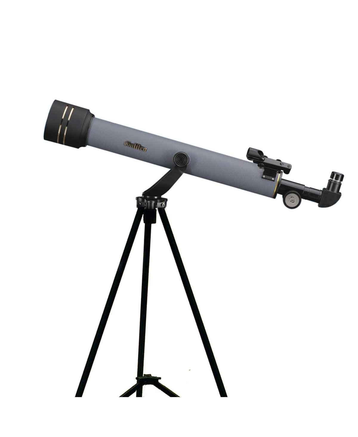 Shop Cosmo Brands Galileo 600 X 50 Starter Telescope With Red Dot Finderscope And Stellarium Cd In Gray